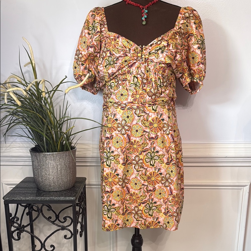❤️ NWT Sam Edelman Endless Summer Chintz Rose Erica Floral Pocket Dress XL